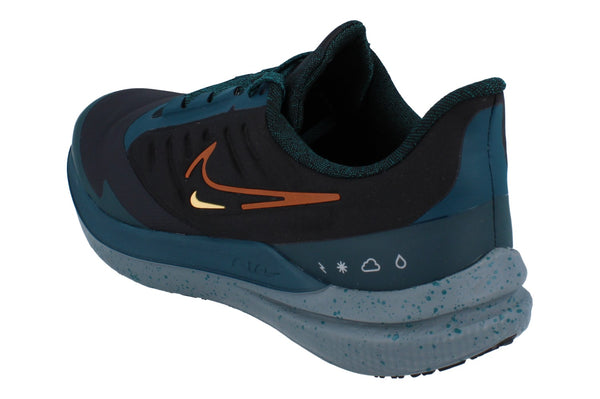 Nike Air Winflo Shield Mens Dm1106  002 - Black Safety Orange Geode Teal 002 - Photo 0