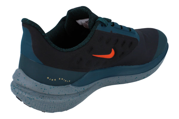 Nike Air Winflo Shield Mens Dm1106  002 - Black Safety Orange Geode Teal 002 - Photo 0