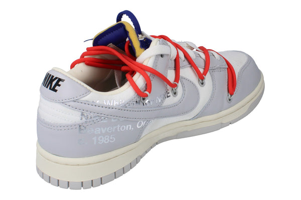 Nike Dunk Low Off X White Mens Trainers Dm1602  126 - Lot 23 Sail Neutral Grey Habanero Red 126 - Photo 0