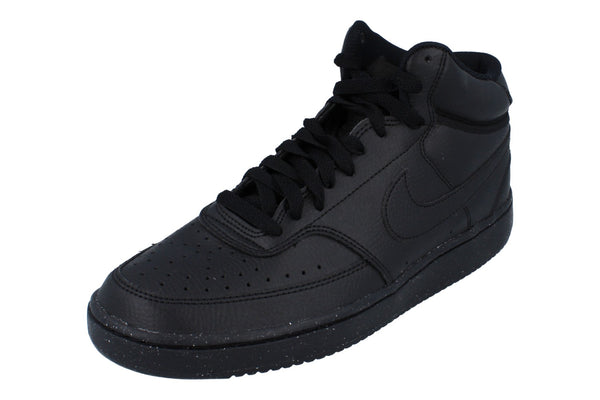 Nike Court Vision Mid NN Mens Trainers Dn3577 003 - Black Black Black 003 - Photo 0