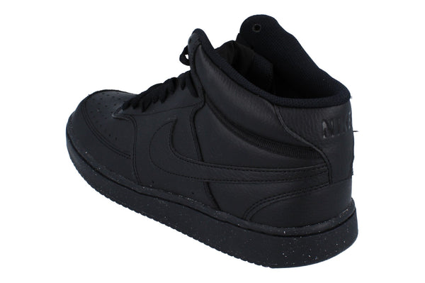 Nike Court Vision Mid NN Mens Trainers Dn3577 003 - Black Black Black 003 - Photo 0