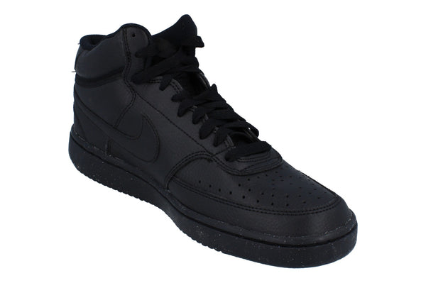 Nike Court Vision Mid NN Mens Trainers Dn3577 003 - Black Black Black 003 - Photo 0
