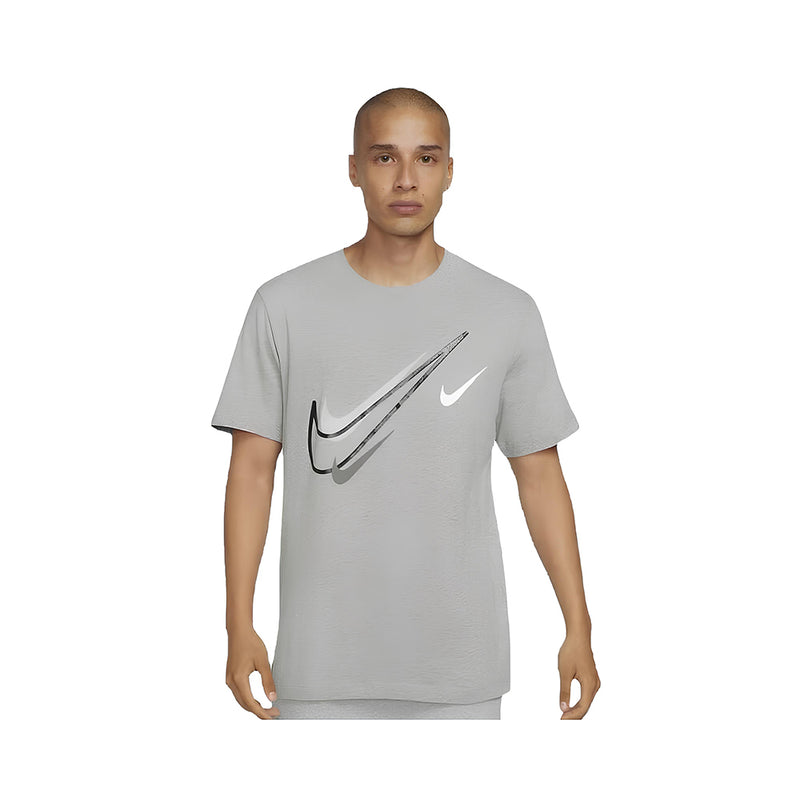Nike Multi Swoosh Mens T-Shirt Grey