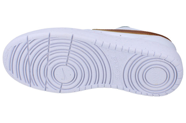 Nike Court Borough Low 2 GS Trainers Dq5979 100 - White Metallic Copper 100 - Photo 0