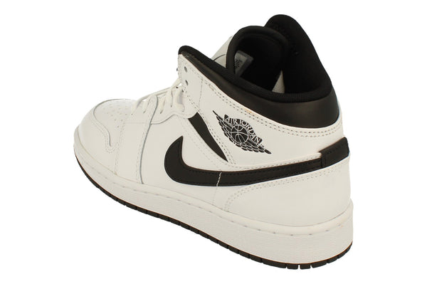 Nike Air Jordan 1 Mid GS Trainers Dq8423  132 - White Black 132 - Photo 0