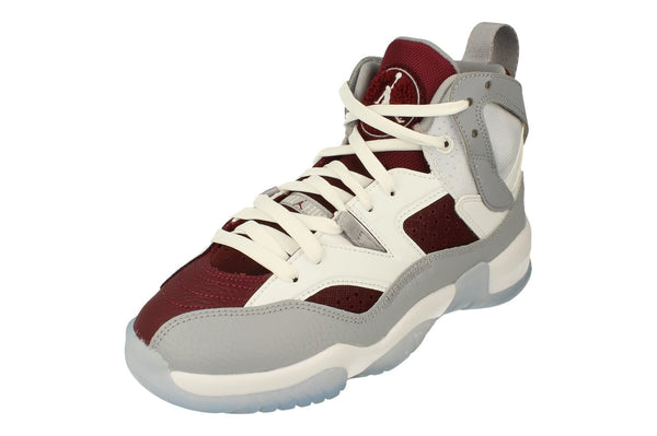 Nike Air Jordan Jumpman Two Trey GS Basketball Trainers Dq8431  103 - White Cherrywood Red 103 - Photo 0