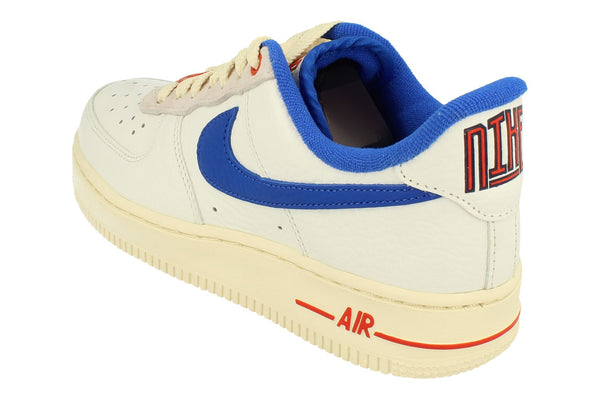 Nike Womens Air Force 1 07 Lx Trainers Dr0148  100 - Summit White Hyper Royal 100 - Photo 0