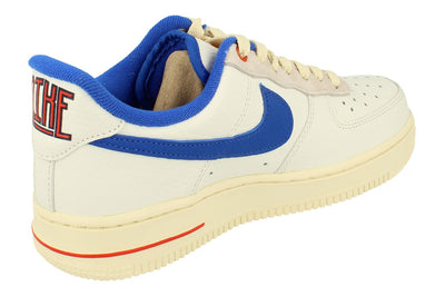 Nike Womens Air Force 1 07 Lx Trainers Dr0148  100 - Summit White Hyper Royal 100 - Photo 2