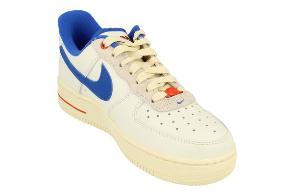 Nike Womens Air Force 1 07 Lx Trainers Dr0148  100 - Summit White Hyper Royal 100 - Photo 0
