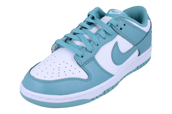Nike Dunk Low Retro Mens Trainers Dv0833 106 - White Denim Turquoise 106 - Photo 0