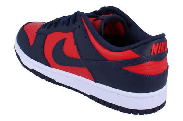 Nike Dunk Low Retro Mens Trainers Dv0833 601 - University Red Obsidian White 601 - Photo 0