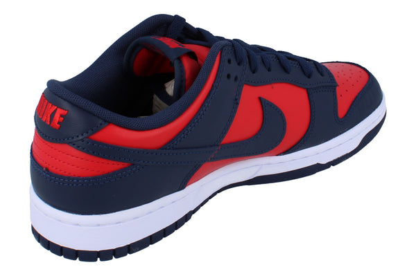 Nike Dunk Low Retro Mens Trainers Dv0833 601 - University Red Obsidian White 601 - Photo 0