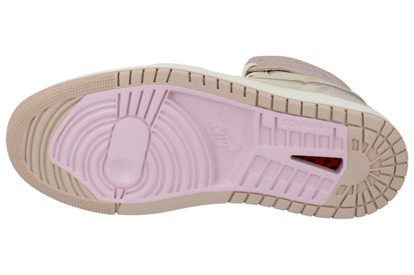Nike Womens Air Jordan 1 Zm Air Cmft 2 Trainers Dv1305  100 - Muslin Plum Chalk 100 - Photo 0