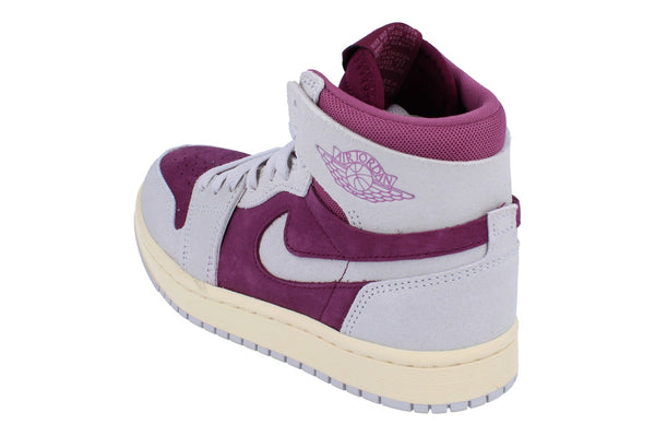 Nike Womens Air Jordan 1 Zm Air Cmft 2 Trainers Dv1305  600 - Bordeaux Neutral Grey 600 - Photo 0