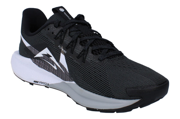 Nike Reactx Pegasus Trail 5 Mens Running Trainers Dv3864 001 - Black White Anthracite 001 - Photo 0