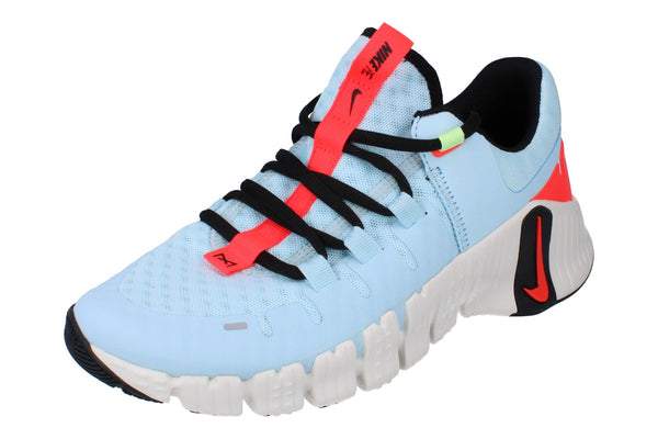 Nike Womens Free Metcon 5 Trainers Dv3950 400 - Glacier Blue Bright Crimson 400 - Photo 0