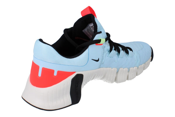 Nike Womens Free Metcon 5 Trainers Dv3950 400 - Glacier Blue Bright Crimson 400 - Photo 0