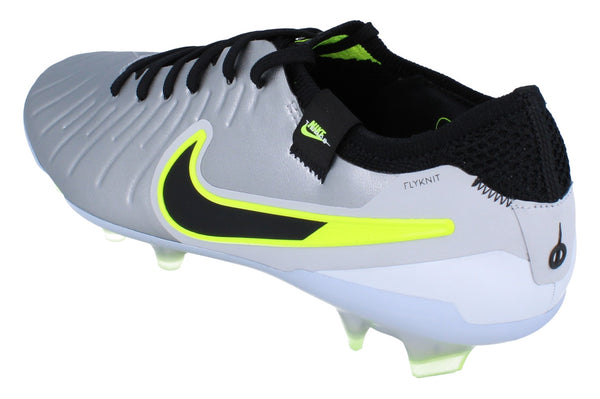 Nike Legend 10 Elite Mens Football Boots Dv4328  001 - Metallic Silver Black Volt 001 - Photo 0