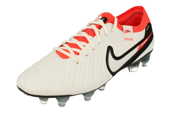 Nike Legend 10 Elite Sg-Pro Ac Mens Football Boots Dv4329 100 - White Black Bright Crimson 100 - Photo 0