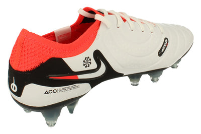 Nike Legend 10 Elite Sg-Pro Ac Mens Football Boots Dv4329  100 - White Black Bright Crimson 100 - Photo 2
