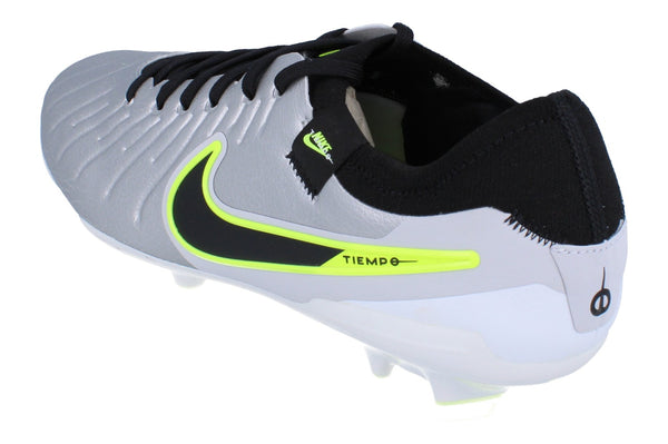 Nike Legend 10 Pro FG Mens Football Boots Dv4333 001 - Metallic Silver Black Volt 001 - Photo 0