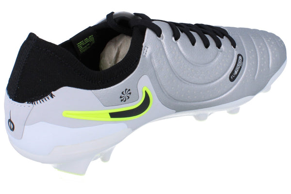 Nike Legend 10 Pro FG Mens Football Boots Dv4333 001 - Metallic Silver Black Volt 001 - Photo 0