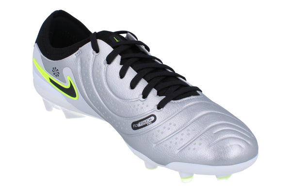 Nike Legend 10 Pro FG Mens Football Boots Dv4333 001 - Metallic Silver Black Volt 001 - Photo 0
