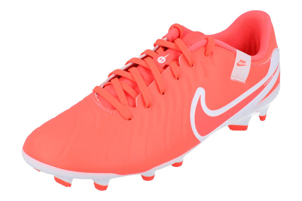 Nike Legend 10 Academy Fg/Mg Mens Football Boots Dv4337 800 - Hot Lava White 800 - Photo 0