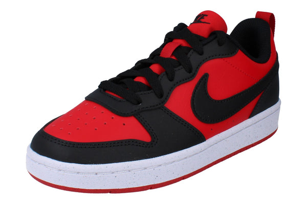 Nike Court Borough Low Recraft Gs Trainers Dv5456 600 - University Red Black White 600 - Photo 0