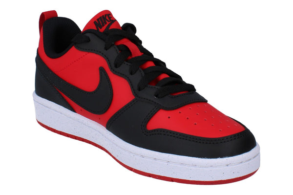 Nike Court Borough Low Recraft Gs Trainers Dv5456 600 - University Red Black White 600 - Photo 0