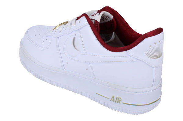 Nike Air Force 1 07 SE Womens Trainers Dv7584  100 - White Team Red 100 - Photo 0
