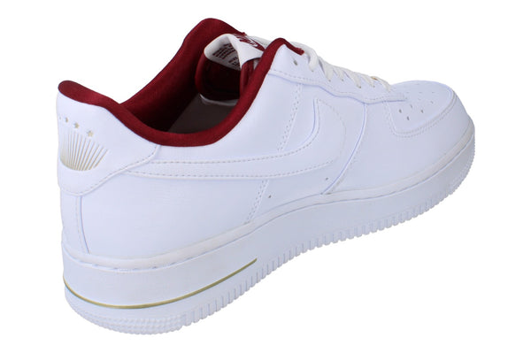 Nike Air Force 1 07 SE Womens Trainers Dv7584  100 - White Team Red 100 - Photo 0