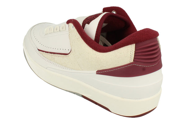 Nike Air Jordan 2 Retro Low Mens Basketball Trainers Dv9956  103 - White Cherrywood Red 103 - Photo 0