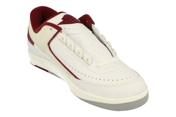 Nike Air Jordan 2 Retro Low Mens Basketball Trainers Dv9956  103 - White Cherrywood Red 103 - Photo 0