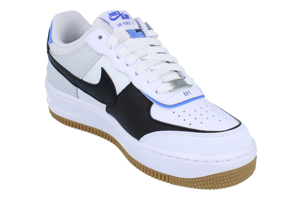 Nike Womens Air Force 1 Shadow Trainers Dz1847  109 - White Royal Pulse Black 109 - Photo 0