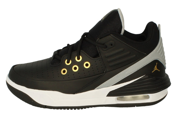 Nike Air Jordan Max Aura 5 GS Trainers Dz4352  017 - Black Metallic Gold White 017 - Photo 0