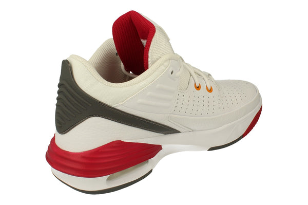 Nike Air Jordan Max Aura 5 Mens Basketball Trainers Dz4353  160 - White Vivid Orange 160 - Photo 0