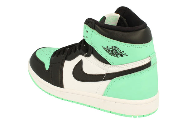 Nike Air Jordan 1 Retro High Og Mens Basketball Trainers Dz5485  130 - White Black Green Glow 130 - Photo 0