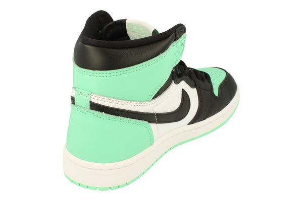 Nike Air Jordan 1 Retro High Og Mens Basketball Trainers Dz5485  130 - White Black Green Glow 130 - Photo 0