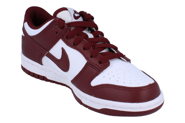 Nike Dunk Low GS Trainers Fb9109 115 - White Redwood Gym Red 115 - Photo 0