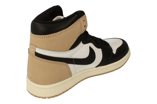 Nike Womens Air Jordan 1 Retro Hi Og Trainers Fd2596  021 - Black Legend Mid Brown White 021 - Photo 0