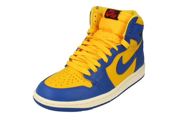 Nike Womens Air Jordan 1 Retro Hi Og Trainers Fd2596  700 - Varsity Maize Game Royal Sail 700 - Photo 0