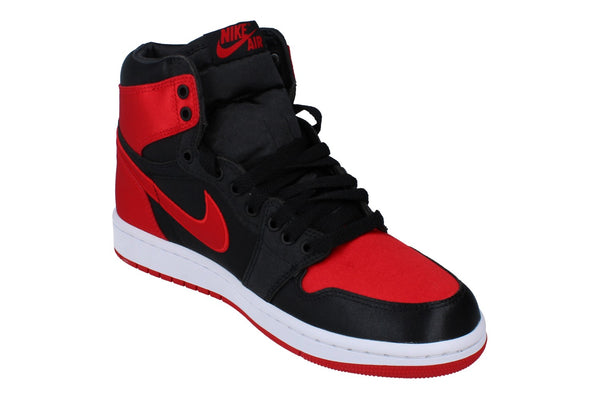 Nike Womens Air Jordan 1 Retro Hi Og Trainers Fd4810 061 - Black University Red White 061 - Photo 0