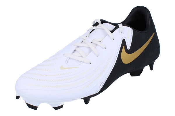 Nike Phantom Gx II Academy Fg/Mg Mens Football Boots Fd6723 100 - White Black Metallic Gold Coin 100 - Photo 0