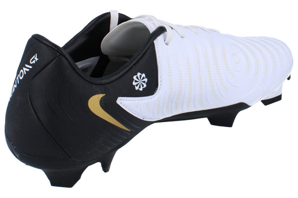 Nike Phantom Gx II Academy Fg/Mg Mens Football Boots Fd6723 100 - White Black Metallic Gold Coin 100 - Photo 0