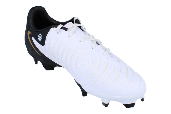 Nike Phantom Gx II Academy Fg/Mg Mens Football Boots Fd6723 100 - White Black Metallic Gold Coin 100 - Photo 0