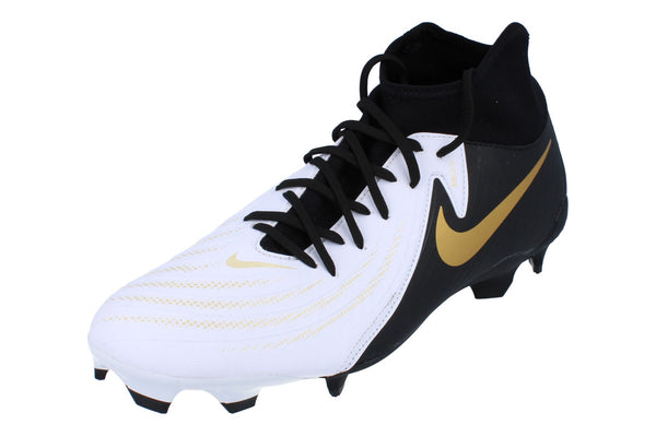 Nike Phantom Luna II Academy Fg/Mg Mens Football Boots Fd6725  100 - White Black Metallic Gold Coin 100 - Photo 0