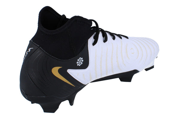 Nike Phantom Luna II Academy Fg/Mg Mens Football Boots Fd6725  100 - White Black Metallic Gold Coin 100 - Photo 0
