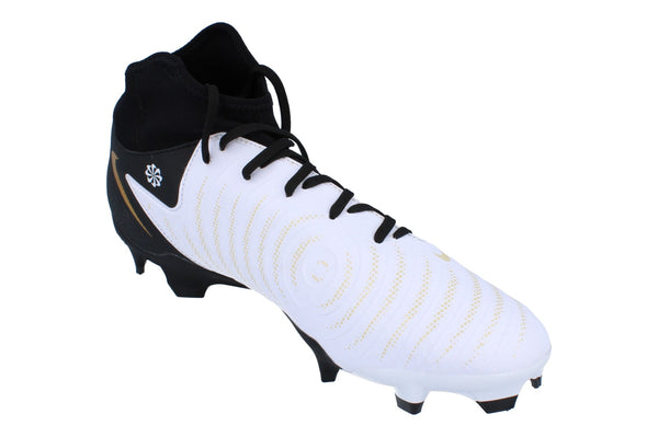 Nike Phantom Luna II Academy Fg/Mg Mens Football Boots Fd6725  100 - White Black Metallic Gold Coin 100 - Photo 0