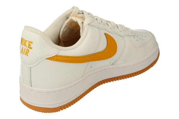 Nike Air Force 1 Low Retro QS Mens Trainers Fd7039  100 - White University Gold 100 - Photo 0